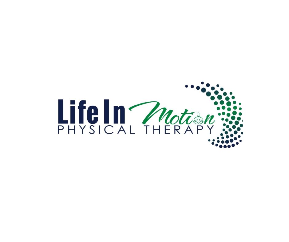 Life in motion physical therapy logo.